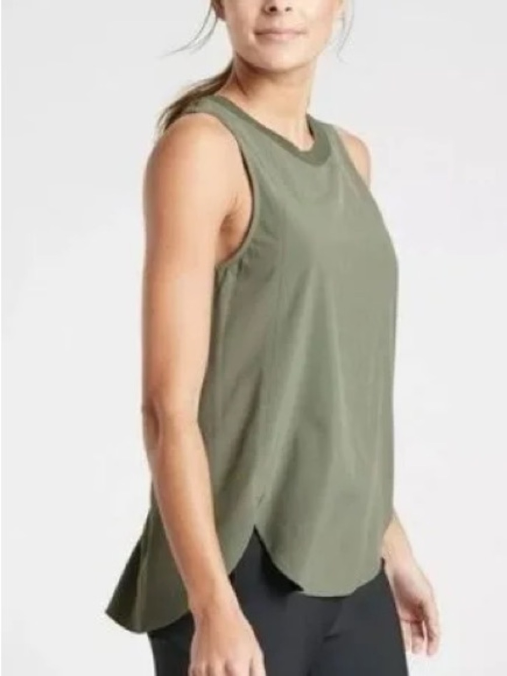 NWT Athleta PURPLE-BLUE Zephyr Sleeveless Tank Top - Size 1X